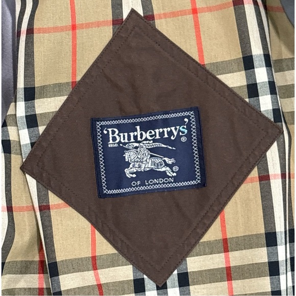 Burberry Women's M/L Trench Coat Nova Check Long Belted Chocolate Brown - Picture 7 of 10